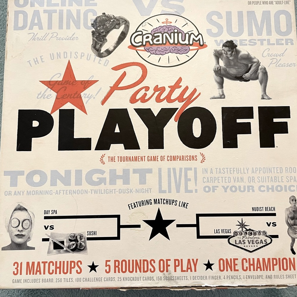 Cranium “Playoff” Board Game